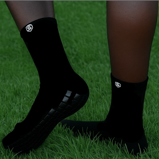 Black grip socks